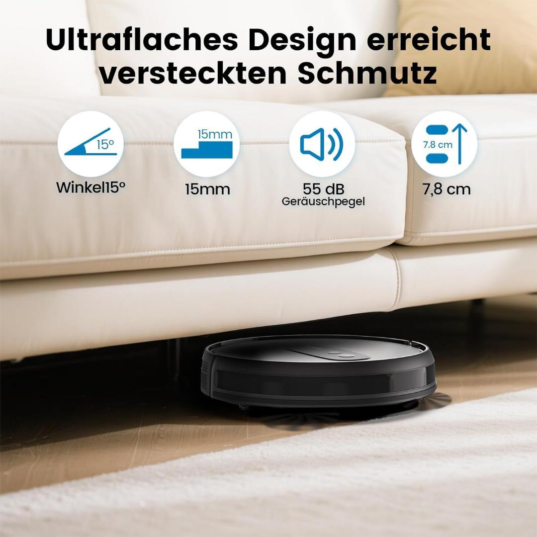 SALE！ロボット掃除機 2800Pa 強力吸引 お掃除クリーナー 音量調節