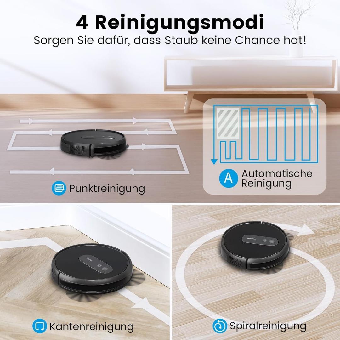 SALE！ロボット掃除機 2800Pa 強力吸引 お掃除クリーナー 音量調節