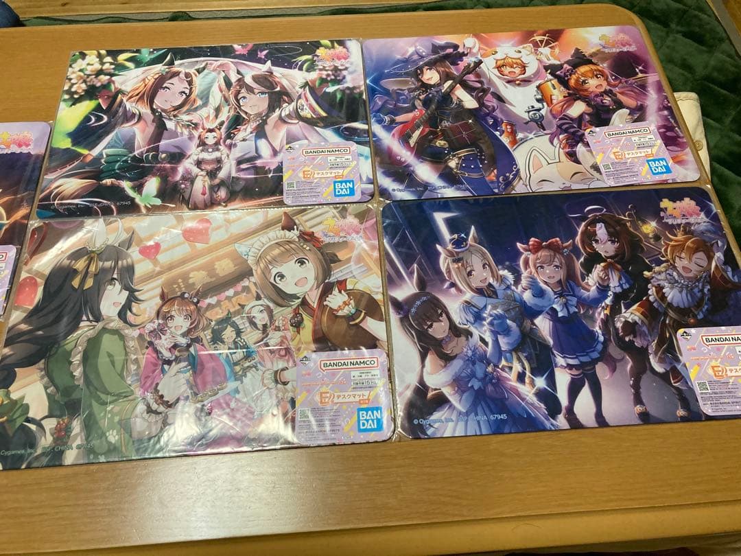 ウマ娘　一番くじ　13弾　E賞　デスクマット コンプ　5枚