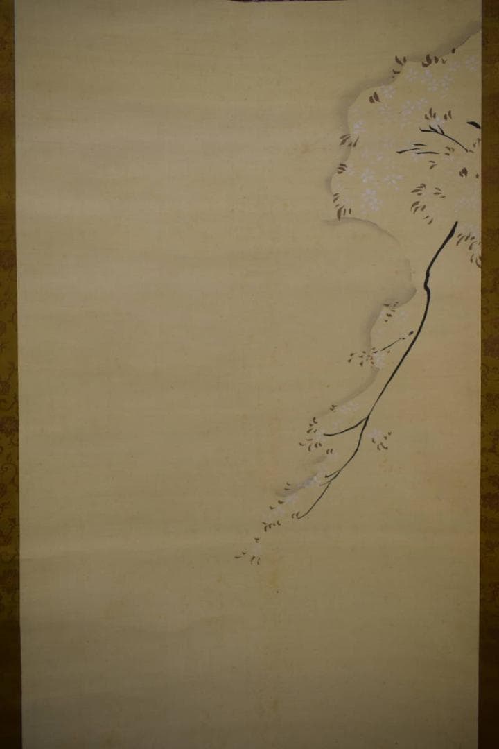 模写/浮田一恵/勿来の関図/秋渓の桐題箱付/布袋屋掛軸HF-898