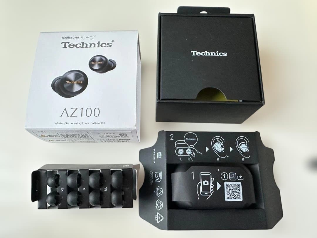 Technics EAH-AZ100ブラック 本革ケース付き