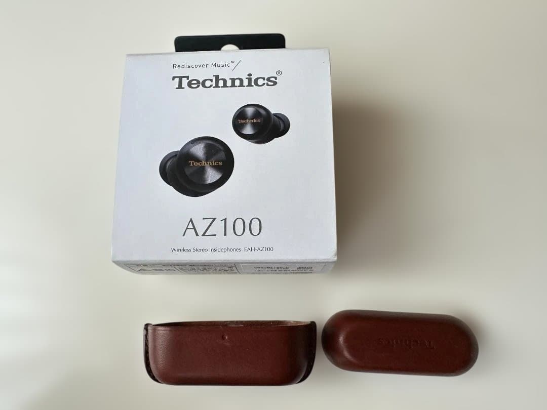 Technics EAH-AZ100ブラック 本革ケース付き