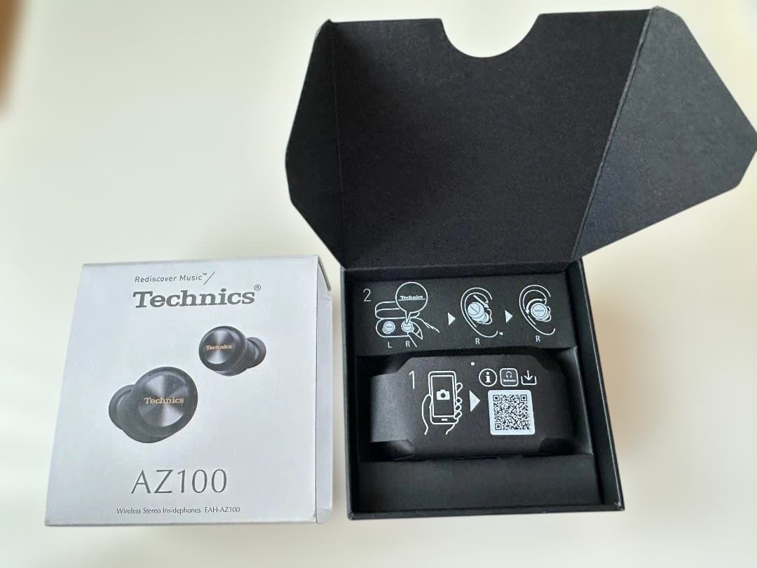 Technics EAH-AZ100ブラック 本革ケース付き