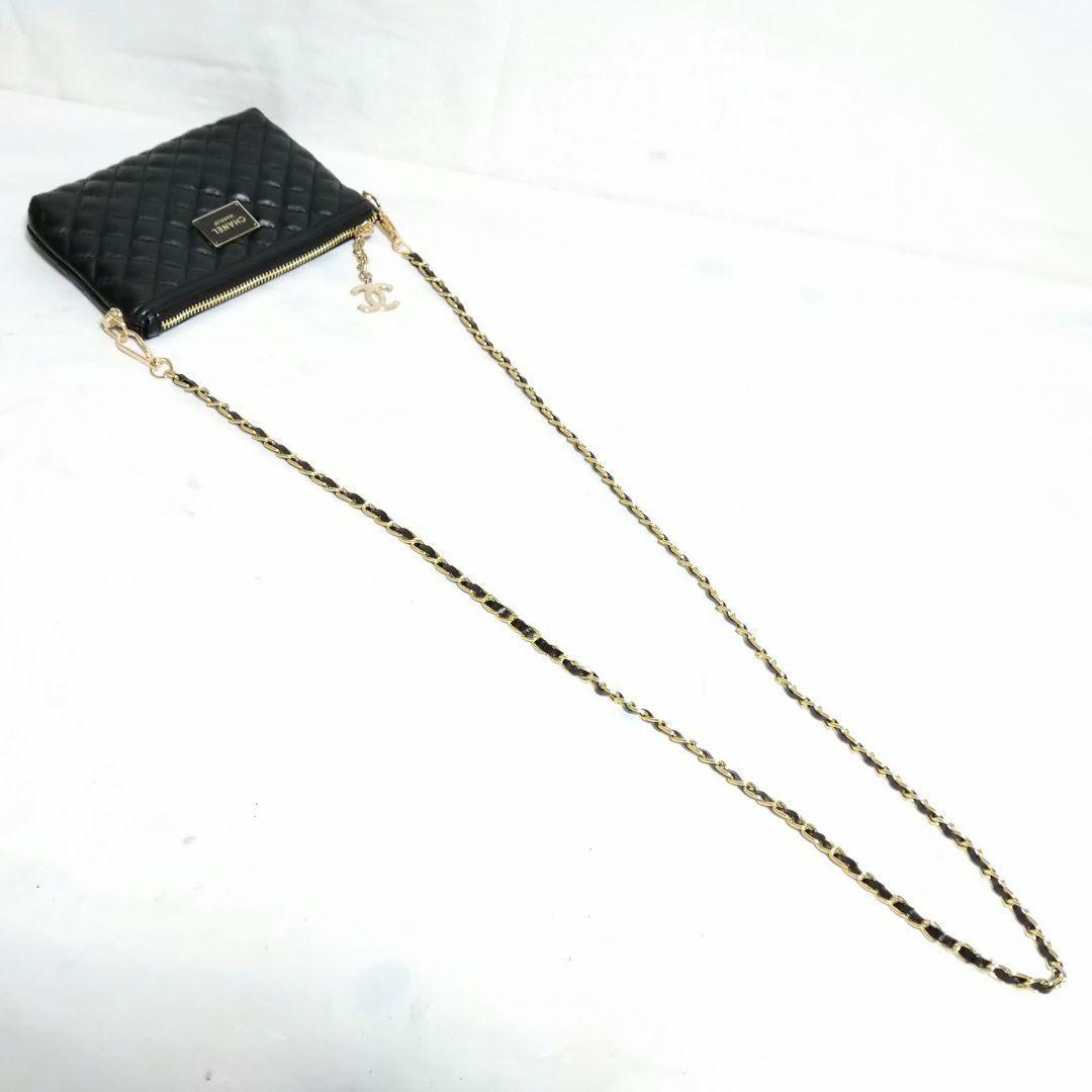 CHANEL マトラッセ調 ポーチ ギフト品 チェーン シャネル ショルダー