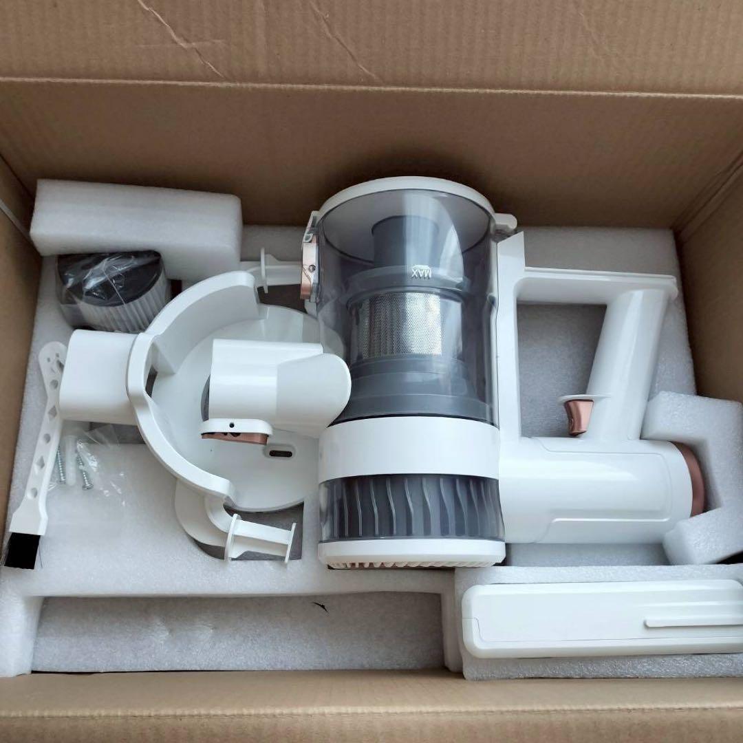 掃除機 コードレス 充電式 スティッククリーナー 自立式 軽量 白 ホワイト