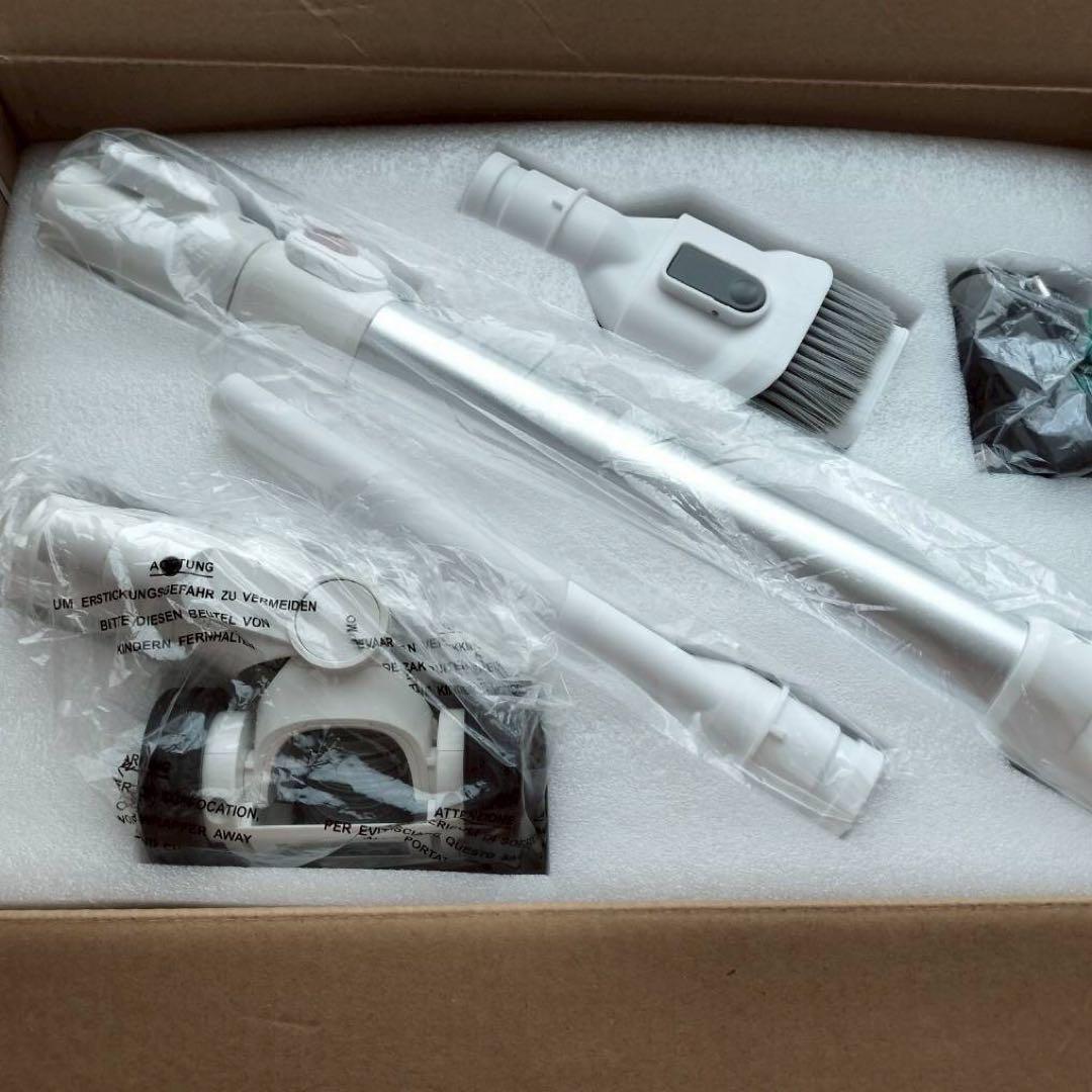 掃除機 コードレス 充電式 スティッククリーナー 自立式 軽量 白 ホワイト