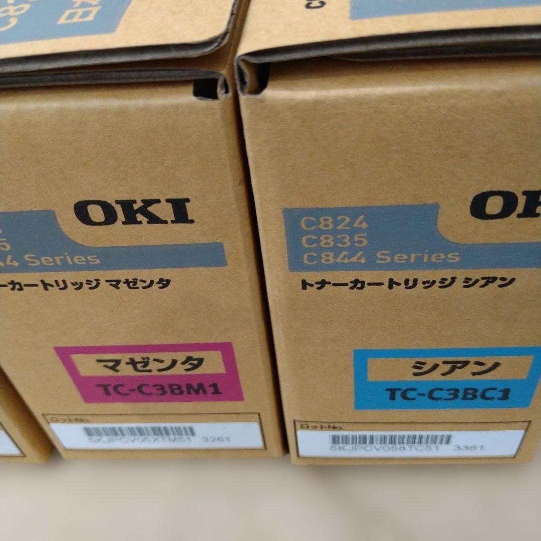 OKIトナーカートリッジ TC-C3BK1等４色