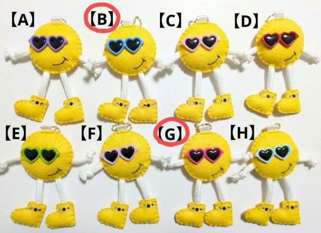 ハンドメイド バスケットボール フェルトお守り 部活お守り16個