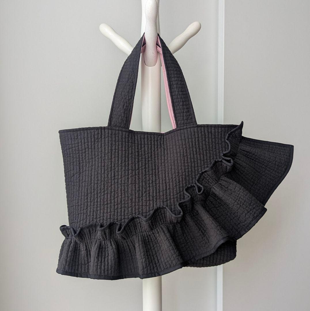 あや◡̈様確認用 ヌビバッグ A4 フリル ヌビトートバッグ マザーズバッグ