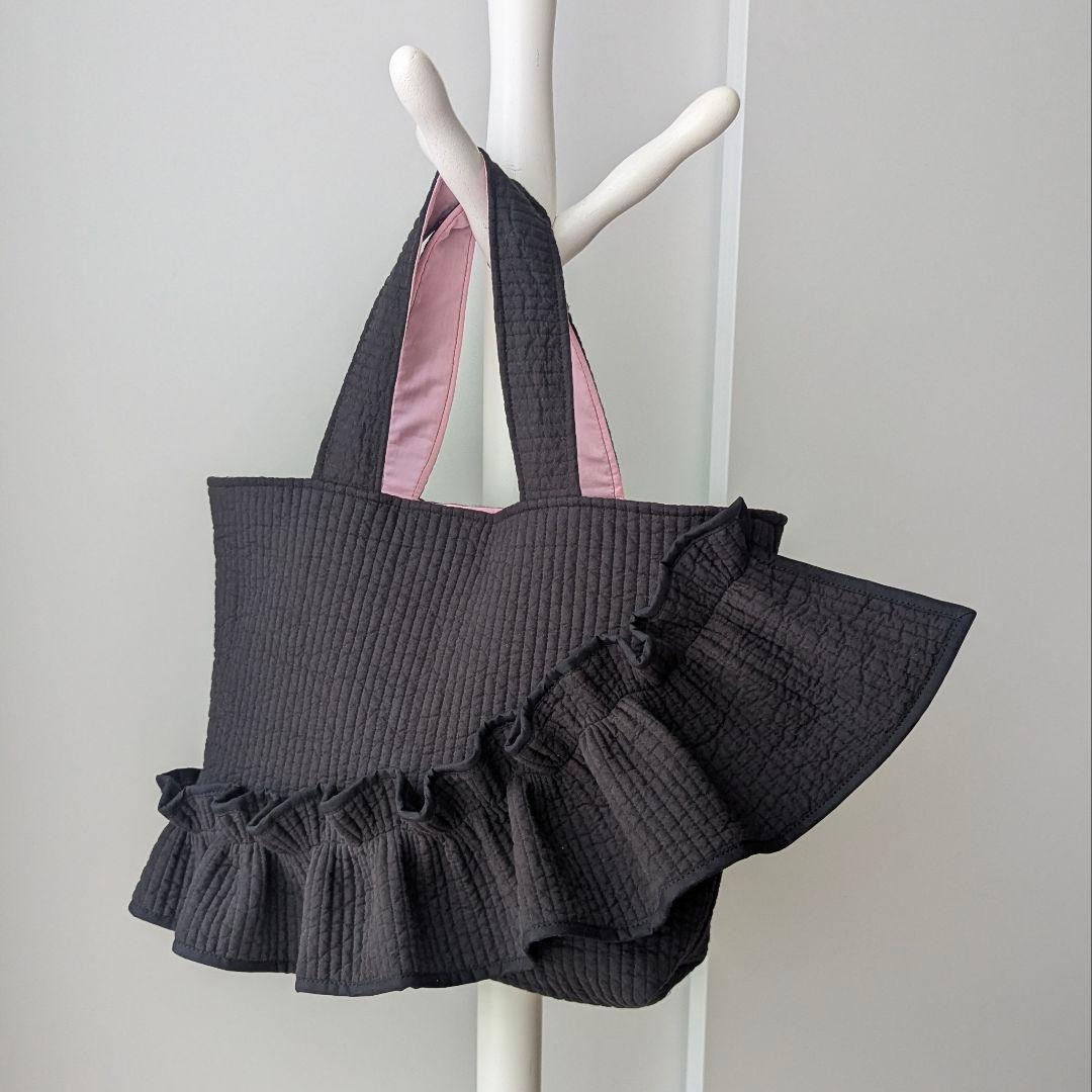 あや◡̈様確認用 ヌビバッグ A4 フリル ヌビトートバッグ マザーズバッグ