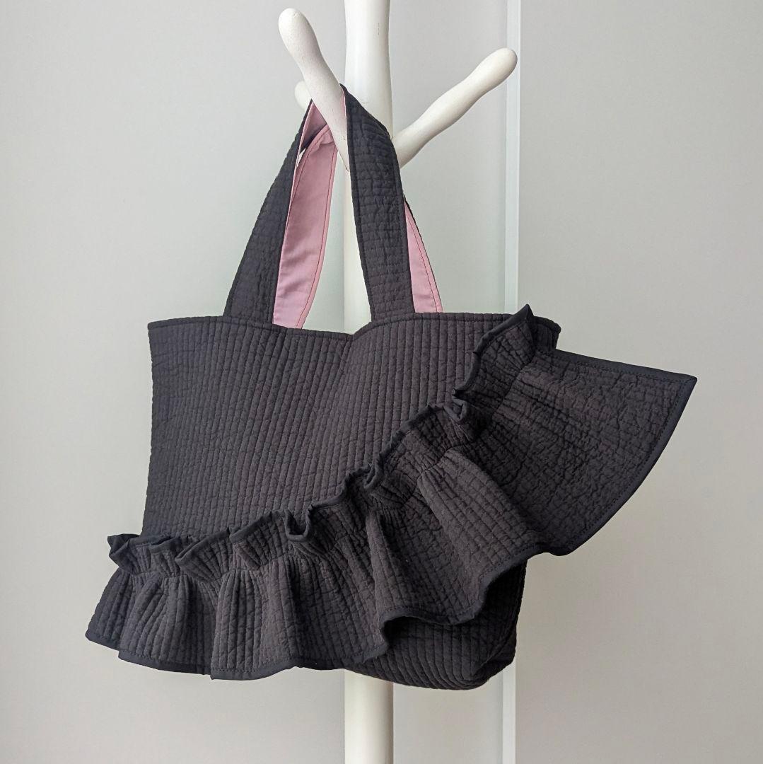 あや◡̈様確認用 ヌビバッグ A4 フリル ヌビトートバッグ マザーズバッグ