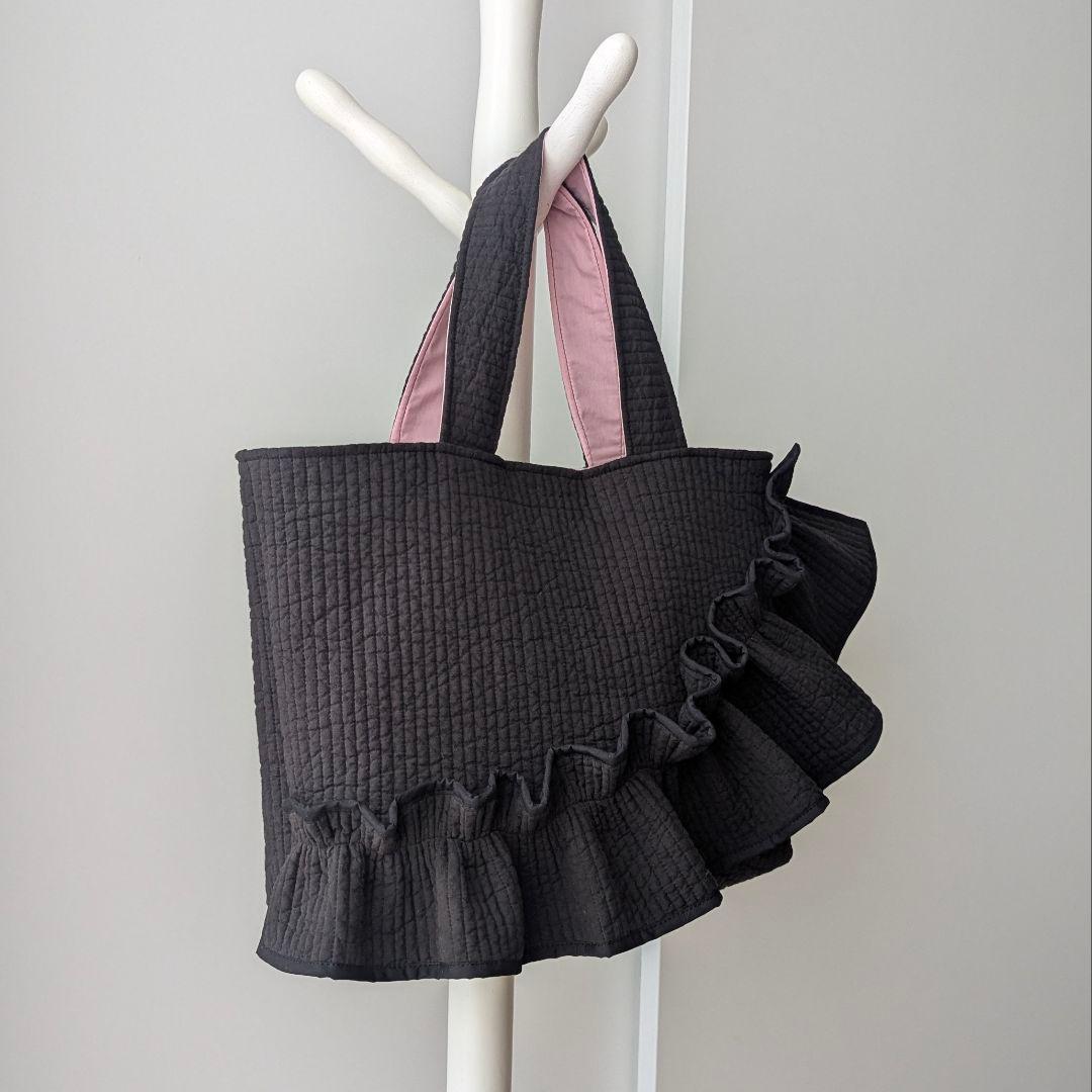 あや◡̈様確認用 ヌビバッグ A4 フリル ヌビトートバッグ マザーズバッグ