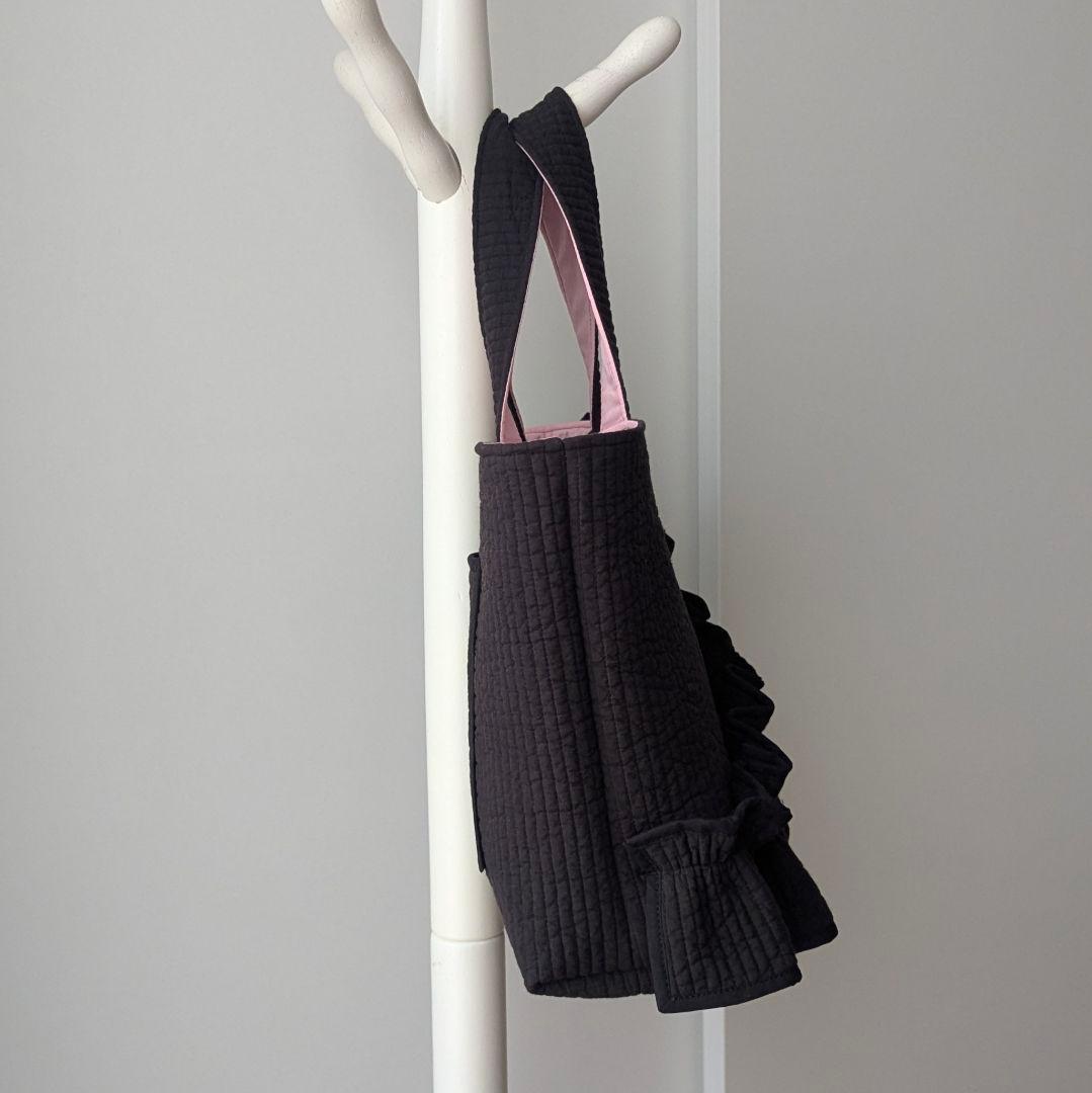 あや◡̈様確認用 ヌビバッグ A4 フリル ヌビトートバッグ マザーズバッグ