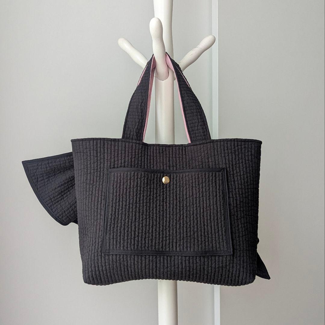 あや◡̈様確認用 ヌビバッグ A4 フリル ヌビトートバッグ マザーズバッグ