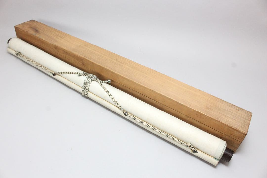 No5515 掛軸　在銘　持明院基哲　五行書　紙本　共箱　書　古美術　送料無料