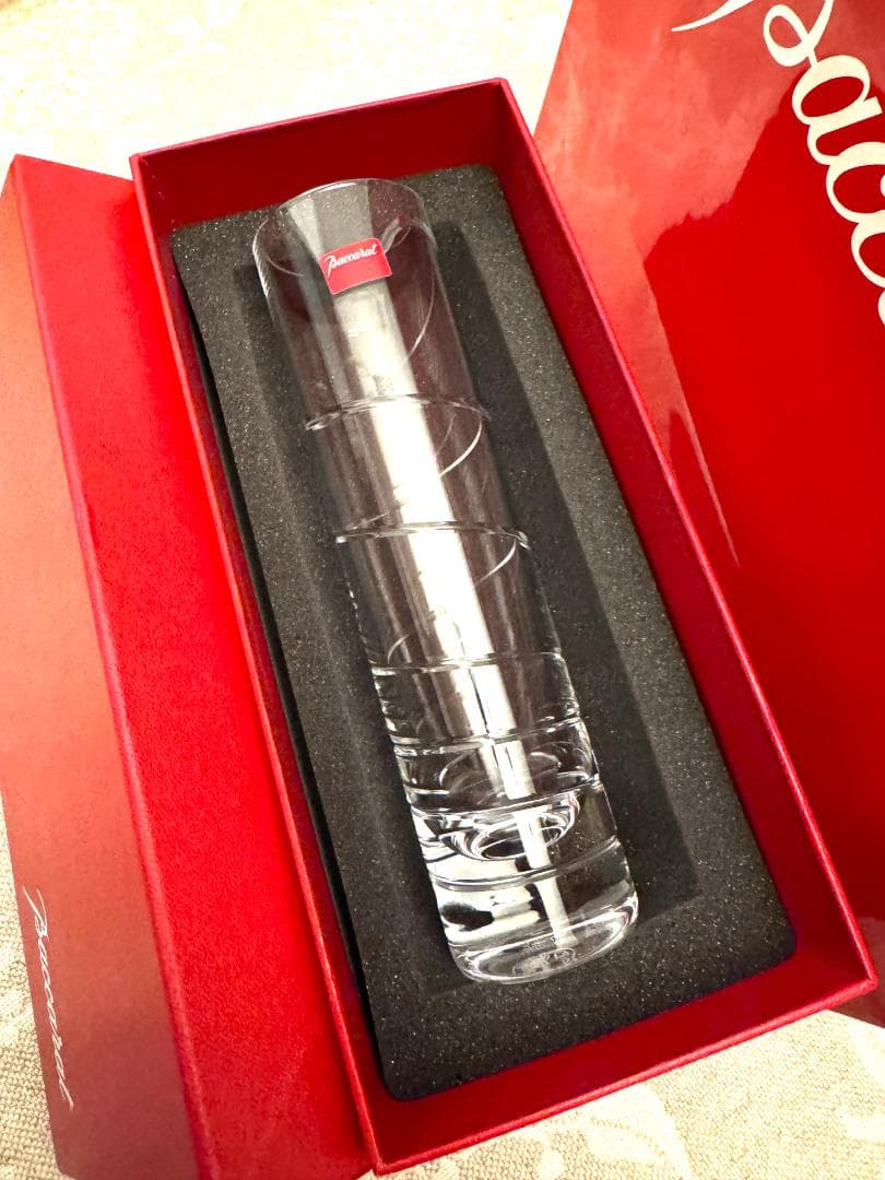Baccarat　バカラ　花瓶　フラワーベース　クリスタル　新品　正規品