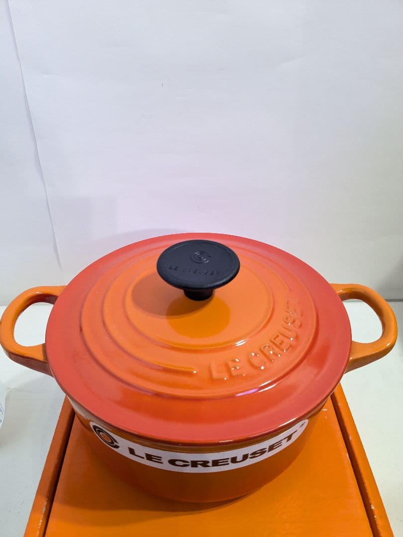 ル・クルーゼ　ココット・ロンド　オレンジ　16cm