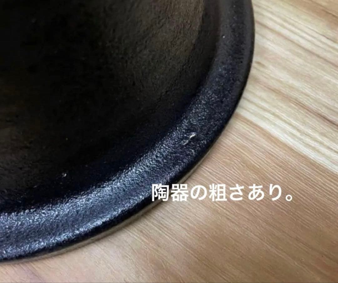 未使用/特価品❕楽焼/蘭鉢/6号/4個組 目皿付き　　植木鉢/万年青鉢