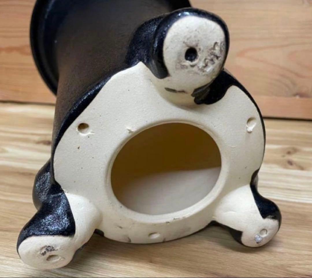 未使用/特価品❕楽焼/蘭鉢/6号/4個組 目皿付き　　植木鉢/万年青鉢