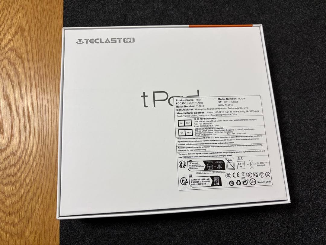 TECLAST テックラスト タブレット P85T 4GB 64GB 8インチ