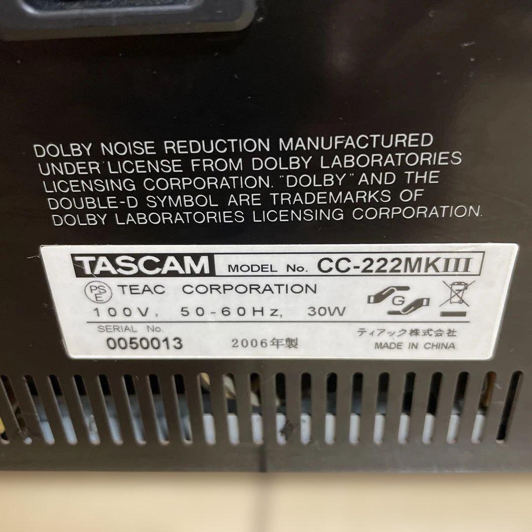 tascam cc-222 mkⅲ ジャンク