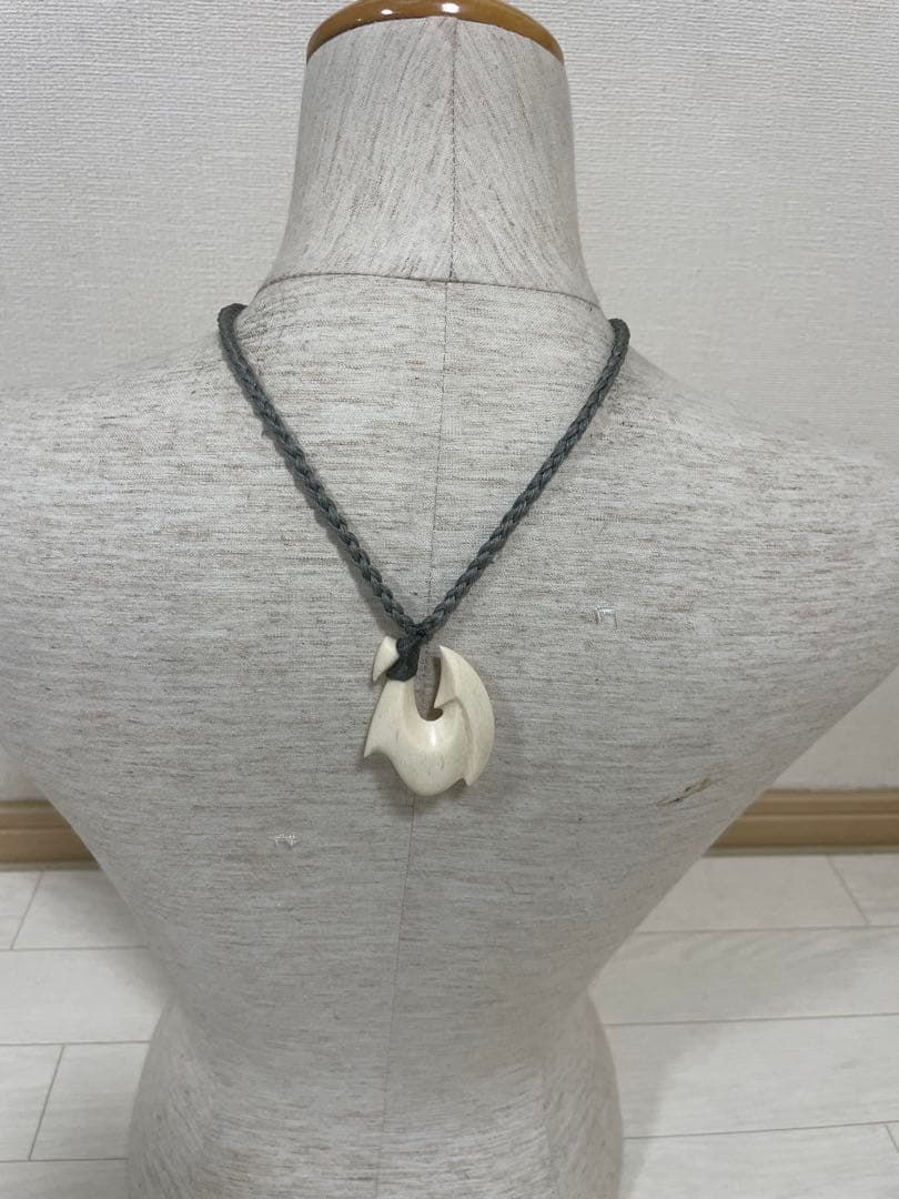 ボーンカービングネックレス(sw47)マッコウ
