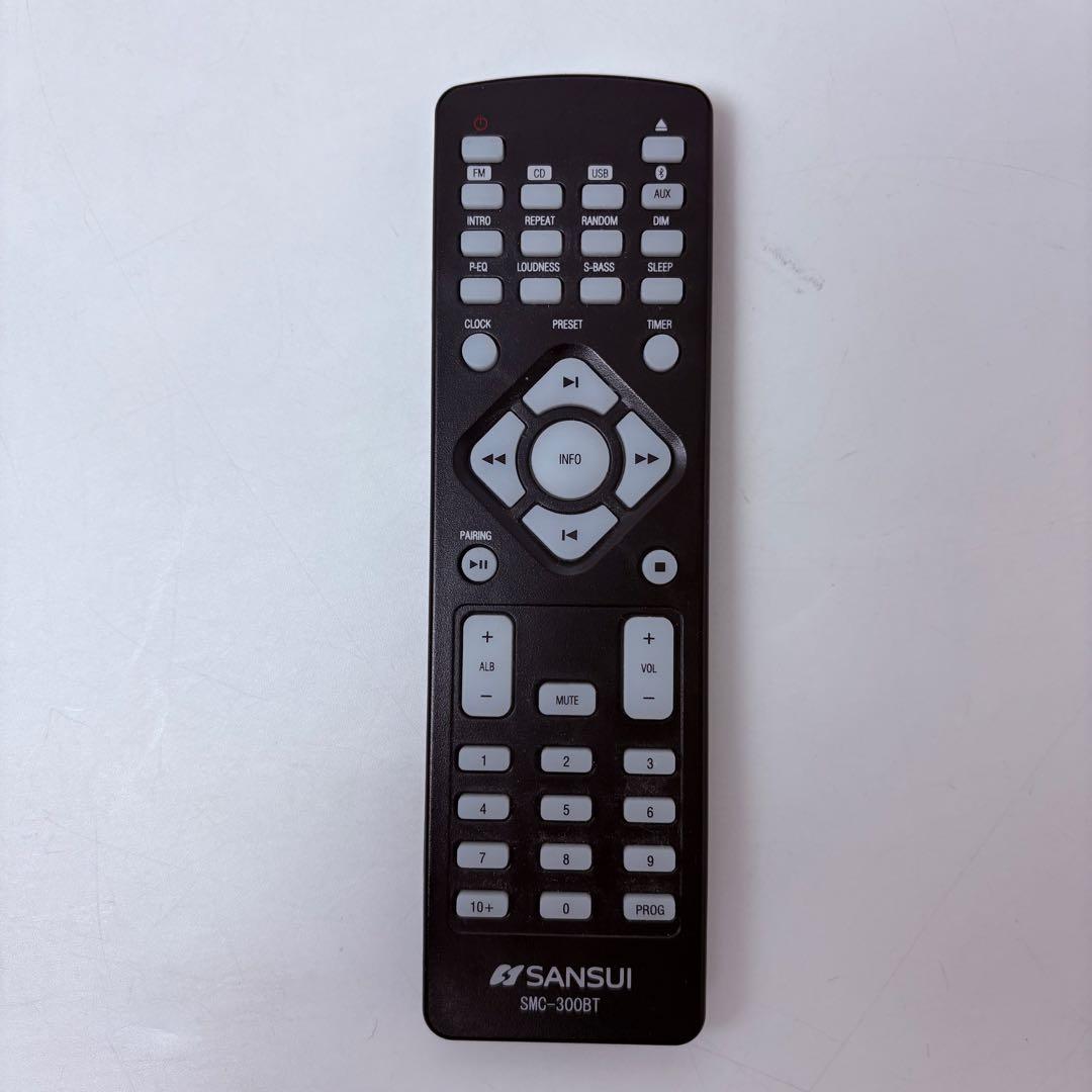 【送料無料】SANSUI 真空管ハイブリッド搭載CDステレオ SMC-300BT