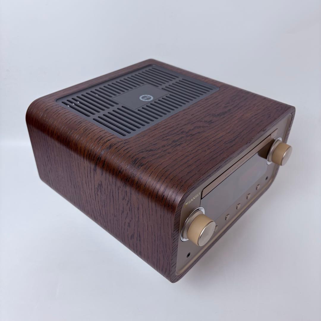 【送料無料】SANSUI 真空管ハイブリッド搭載CDステレオ SMC-300BT