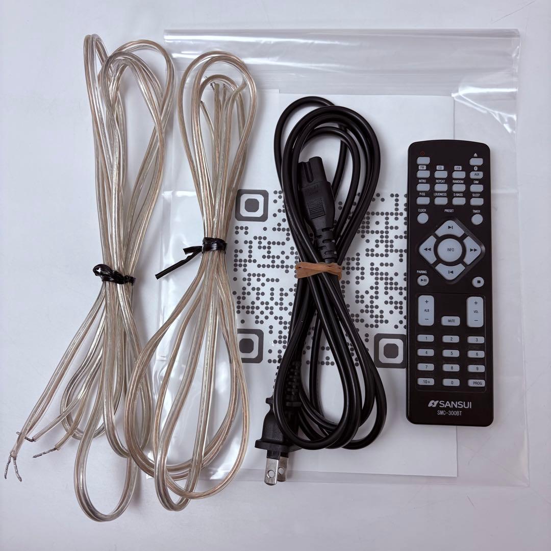 【送料無料】SANSUI 真空管ハイブリッド搭載CDステレオ SMC-300BT