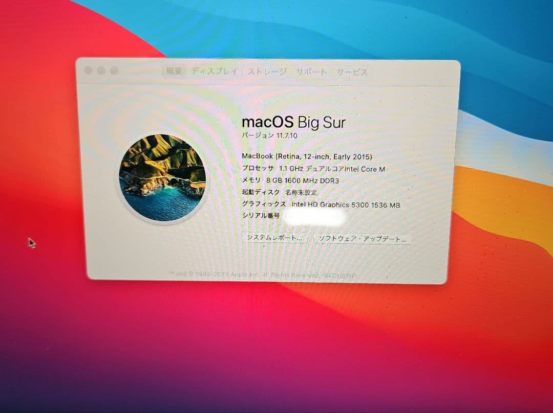 MacBook本体 MacBook (Retina, 12-inch, 2015)