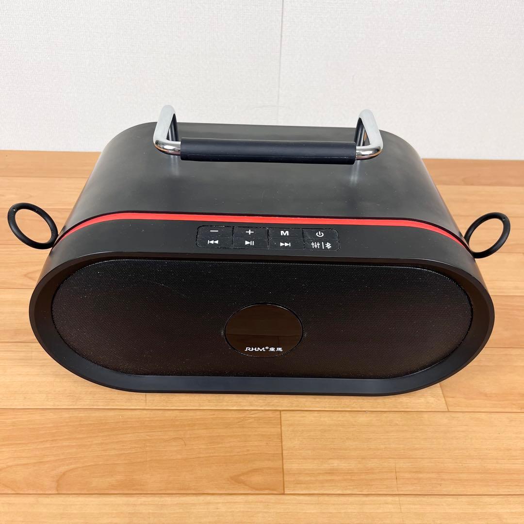 【美品】RM-K666 ポータブルカラオケ ワイヤレススピーカー　皇馬