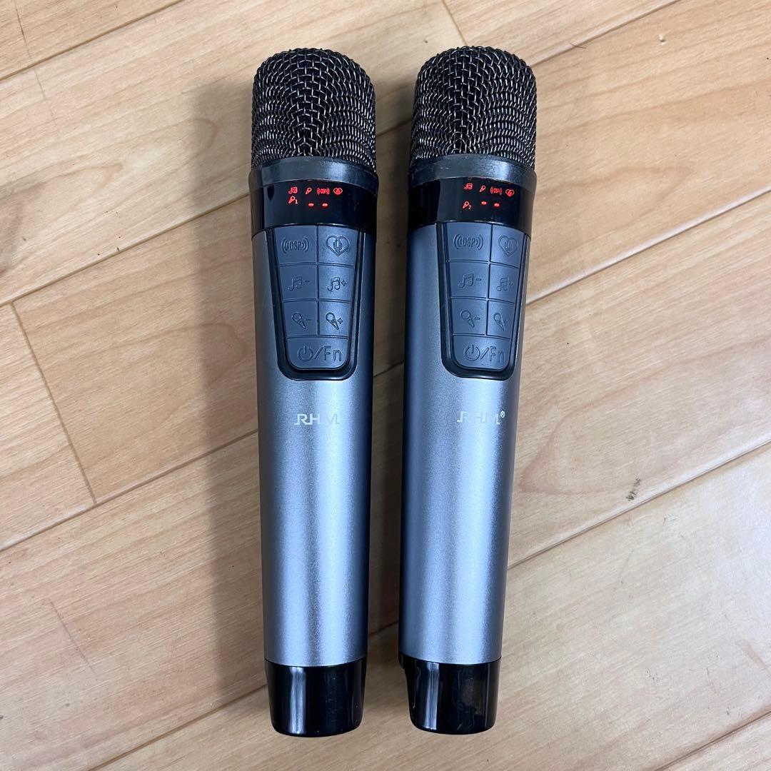 【美品】RM-K666 ポータブルカラオケ ワイヤレススピーカー　皇馬