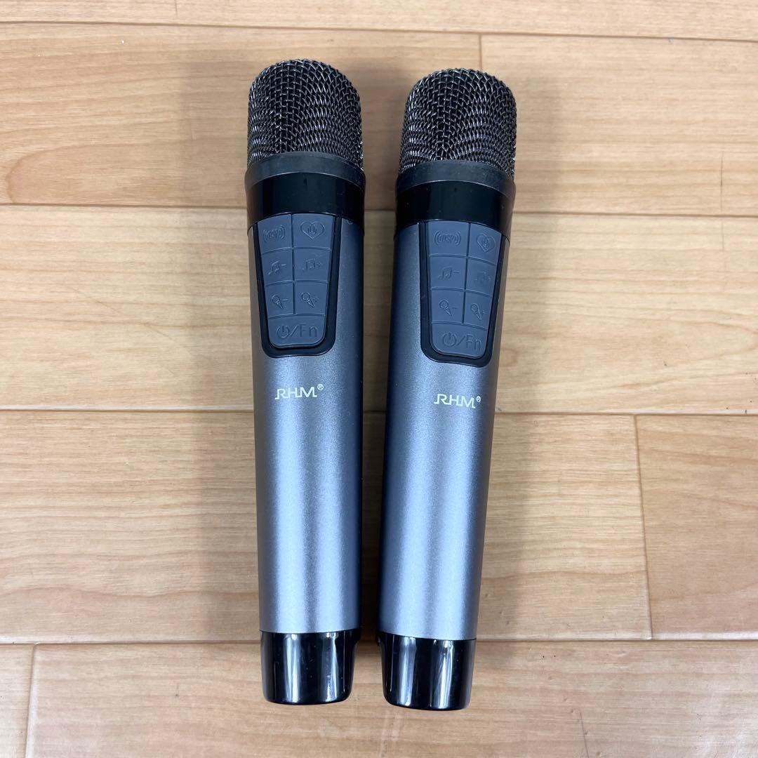 【美品】RM-K666 ポータブルカラオケ ワイヤレススピーカー　皇馬