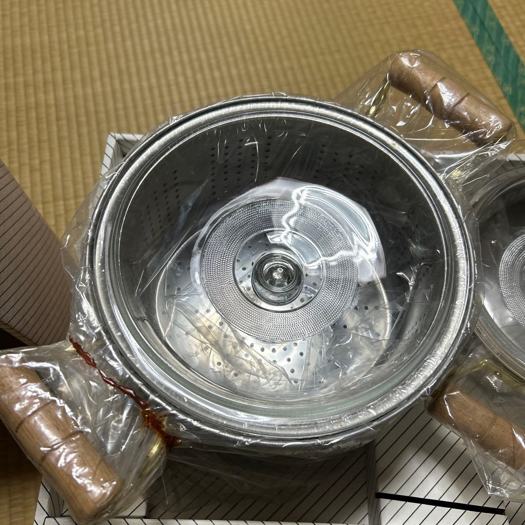 木柄煮込み鍋&カレーポット2点セット　彩