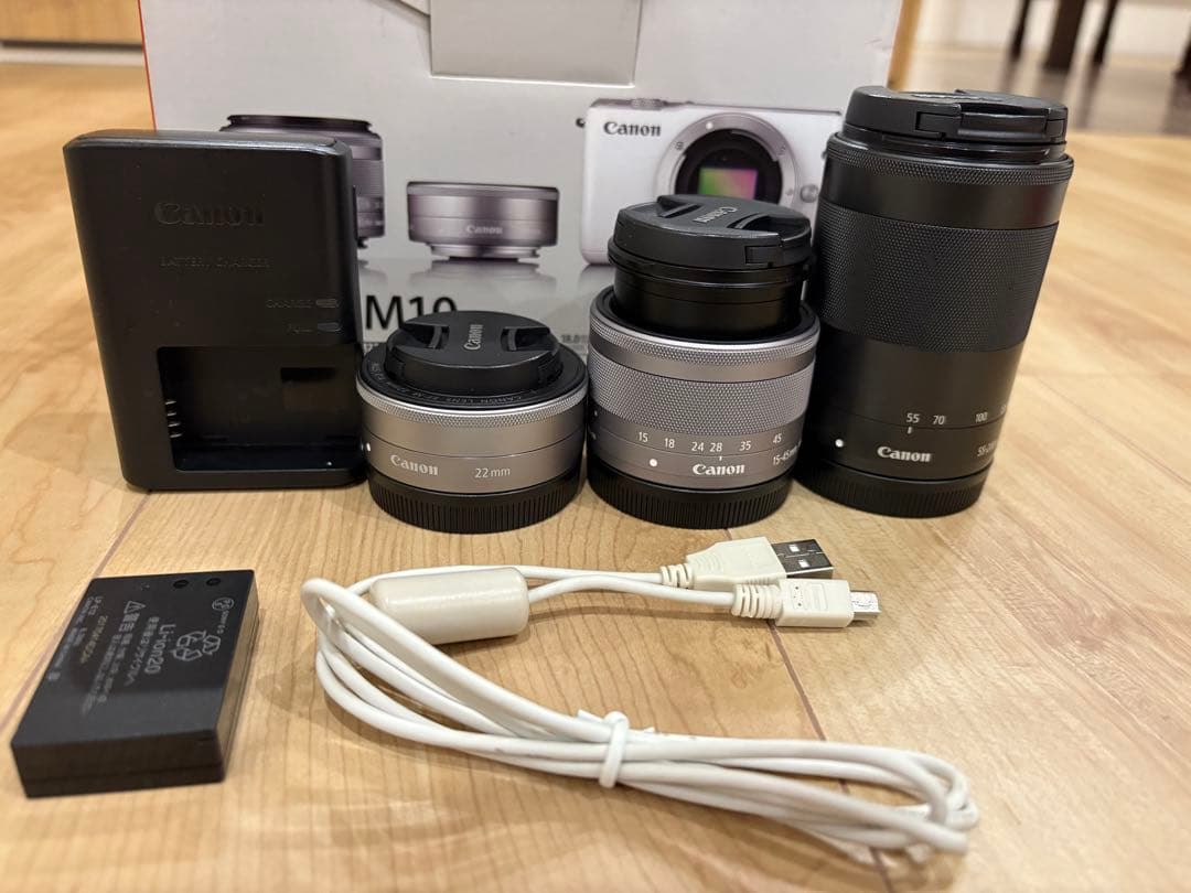Canon EOS M10 本体➕レンズ3点セット