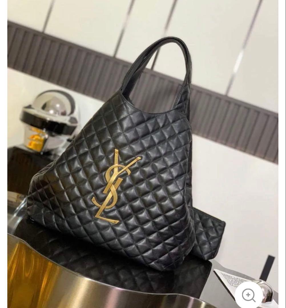 ★新品★YSL ノベルティ　非売品　ブラックトートバッグ