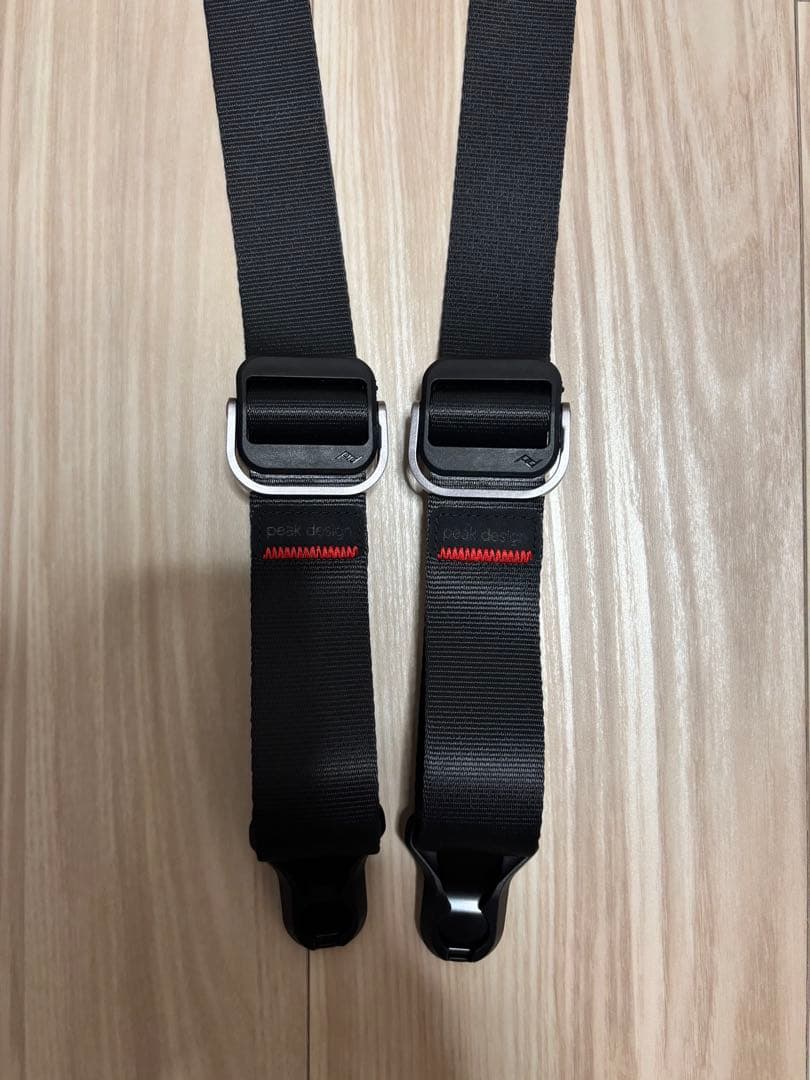 カメラストラップ ブラック ナイロン