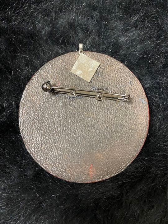 ＊値下げ＊国産漆塗り螺鈿ブローチ