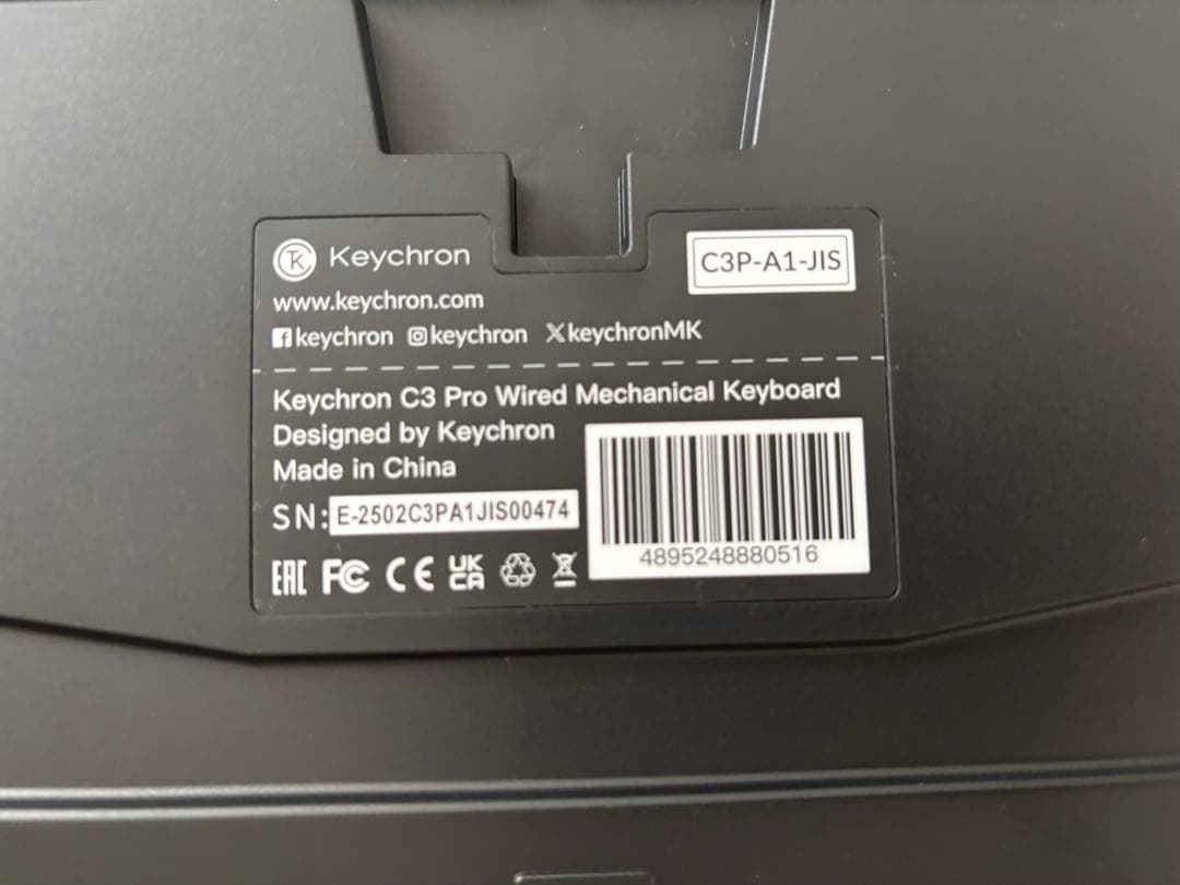 【あ】Keychron C3 Pro カスタムゲーミングキーボード 赤軸