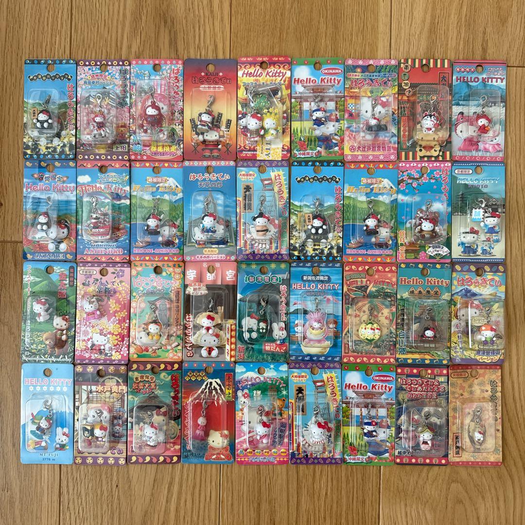 激レア ハローキティ 根付け 70個 まとめ売り ストラップ ご当地キティ