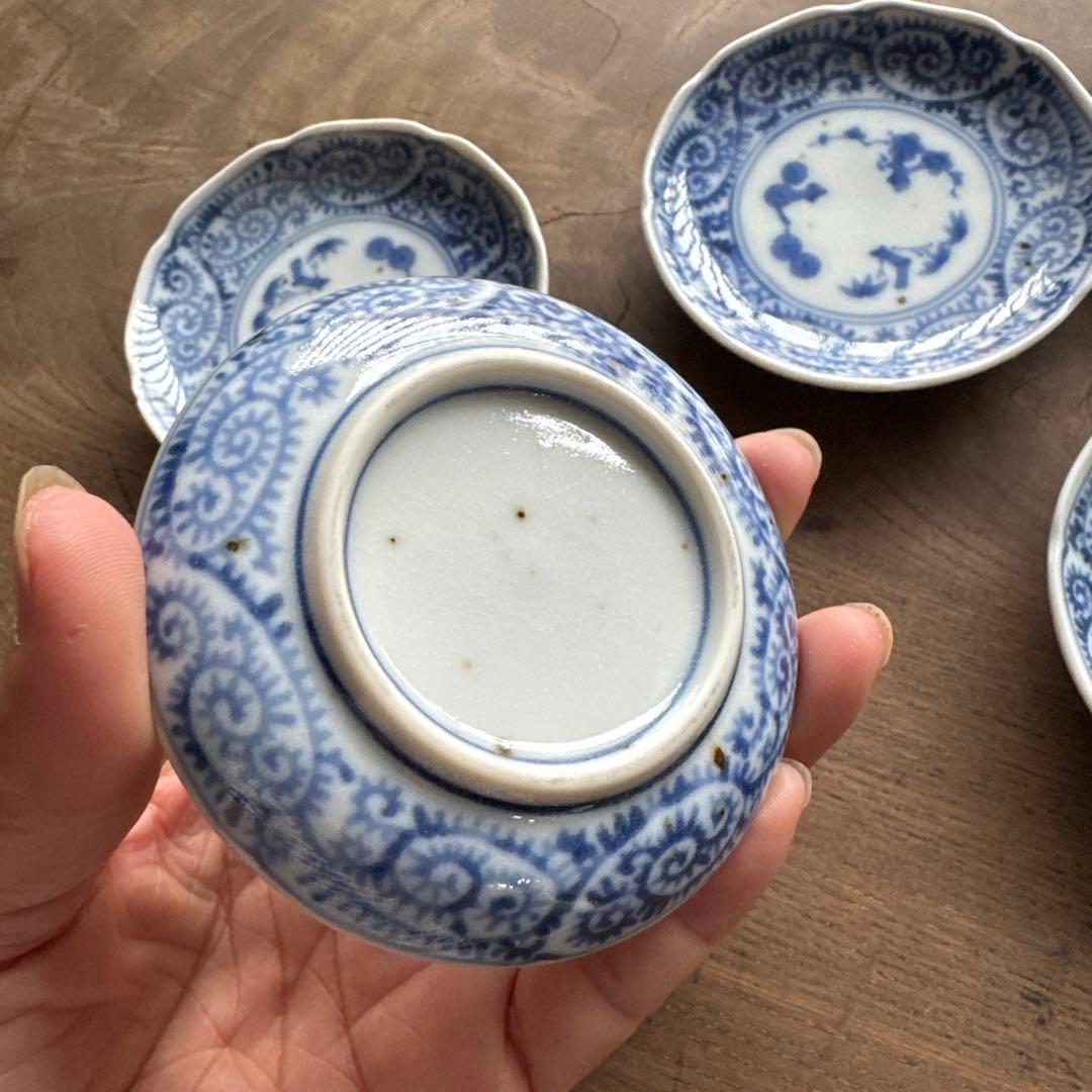 伊万里焼　蛸唐草文　手塩皿/豆皿　5枚セット　K341