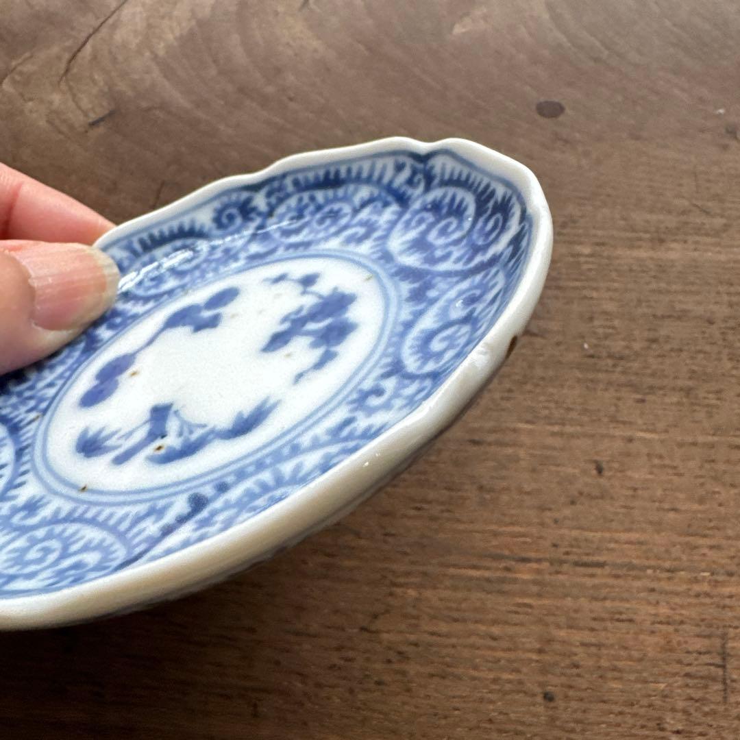 伊万里焼　蛸唐草文　手塩皿/豆皿　5枚セット　K341