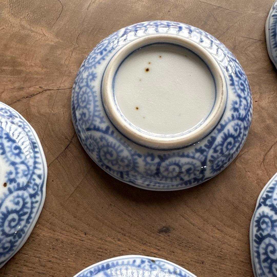 伊万里焼　蛸唐草文　手塩皿/豆皿　5枚セット　K341