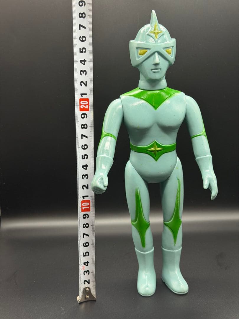 【希少・当時物】ブルマァク ミラーマン 大サイズ ソフビ 全高約29cm 経年品