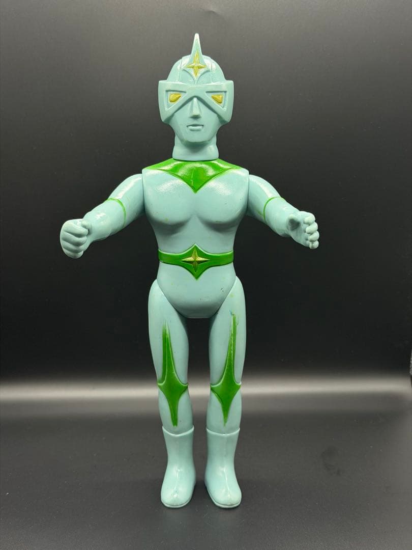 【希少・当時物】ブルマァク ミラーマン 大サイズ ソフビ 全高約29cm 経年品