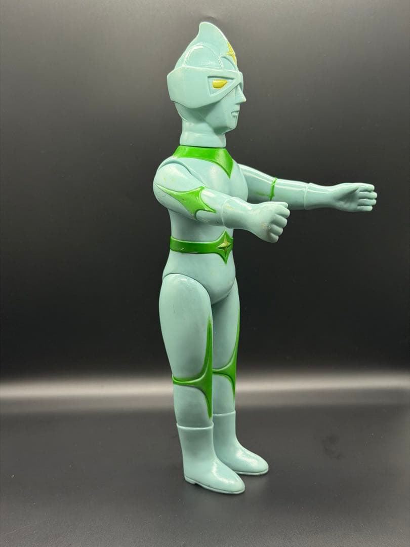 【希少・当時物】ブルマァク ミラーマン 大サイズ ソフビ 全高約29cm 経年品