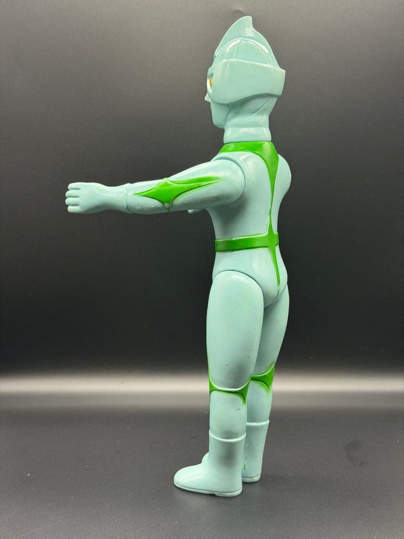 【希少・当時物】ブルマァク ミラーマン 大サイズ ソフビ 全高約29cm 経年品