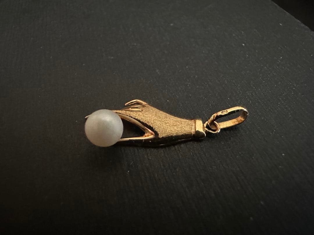 K18+本真珠 ペンダントヘッド