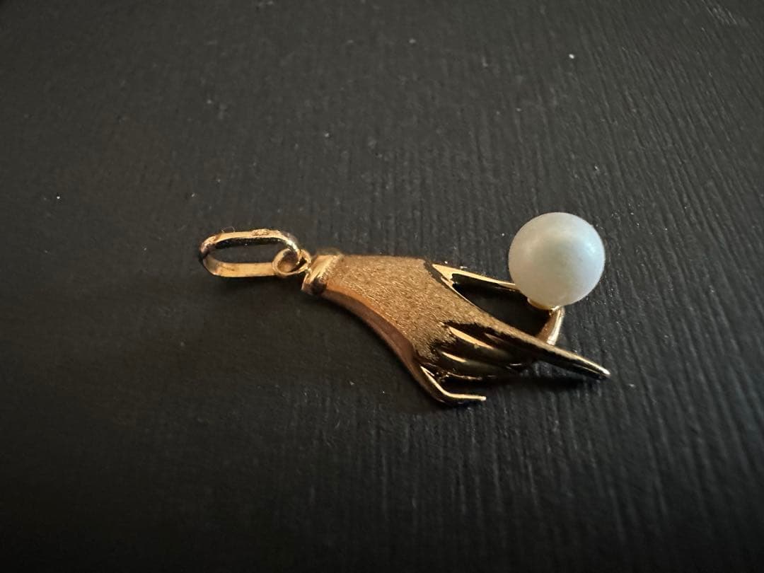 K18+本真珠 ペンダントヘッド