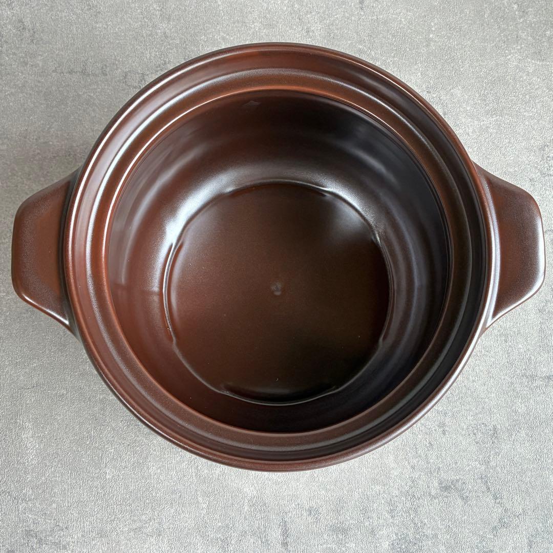 平吉窯 ウィルセラム 遠赤外線 超耐熱セラミック 両手鍋 ガラス蓋付 GL-61